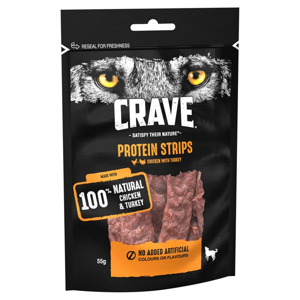 CRAVE Protein Strips with Chicken & Turkey || Crave || view 2