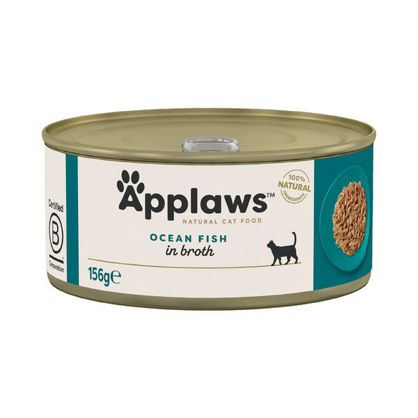 Applaws Adult Cat Cans Tuna/Fish in Broth 156g || undefined || view 9