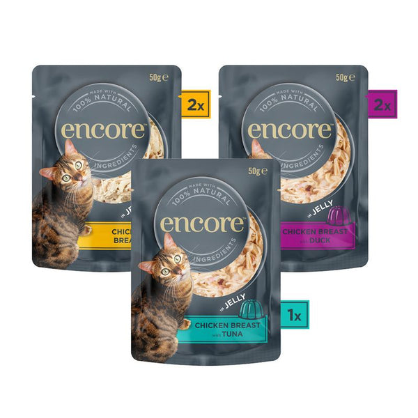 Encore Cat Jelly Pouch Multipack 20 x 50g || Encore || view 3