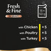 Sheba Fresh & Fine in Gravy Mini Pouches 45 x 50g || Sheba || view 7