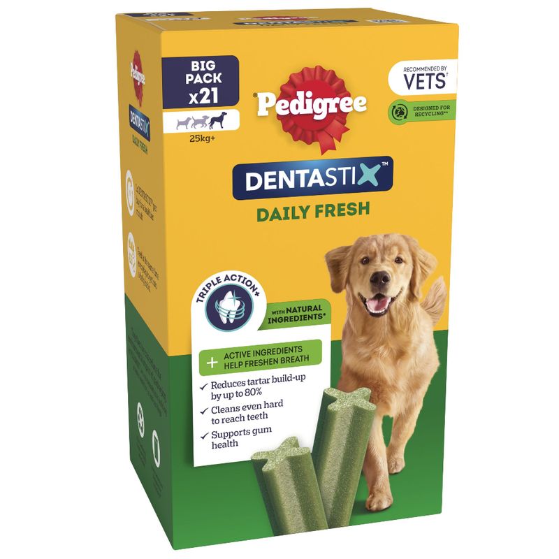 Pedigree Dentastix Fresh - Daily Oral Care for Large Dogs (>25kg) || Pedigree || view 3