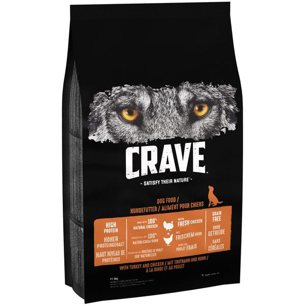 CRAVE Adult Turkey & Chicken Dry Dog Food || Crave || view 3