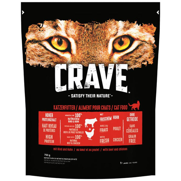 CRAVE Adult Beef & Chicken Dry Cat Food || Crave || view 11