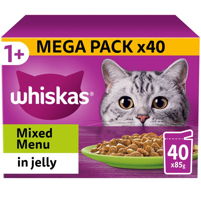 Whiskas 1+ Mixed Menu in Jelly || undefined || view 2