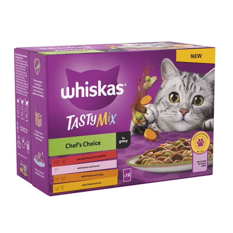 Whiskas 1+ Pouches Mega Pack 96 x 85g || undefined || view 11