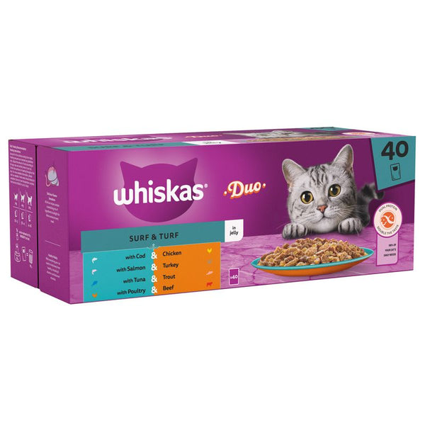 Whiskas 1+ Duo Surf & Turf in Jelly || undefined || view 2
