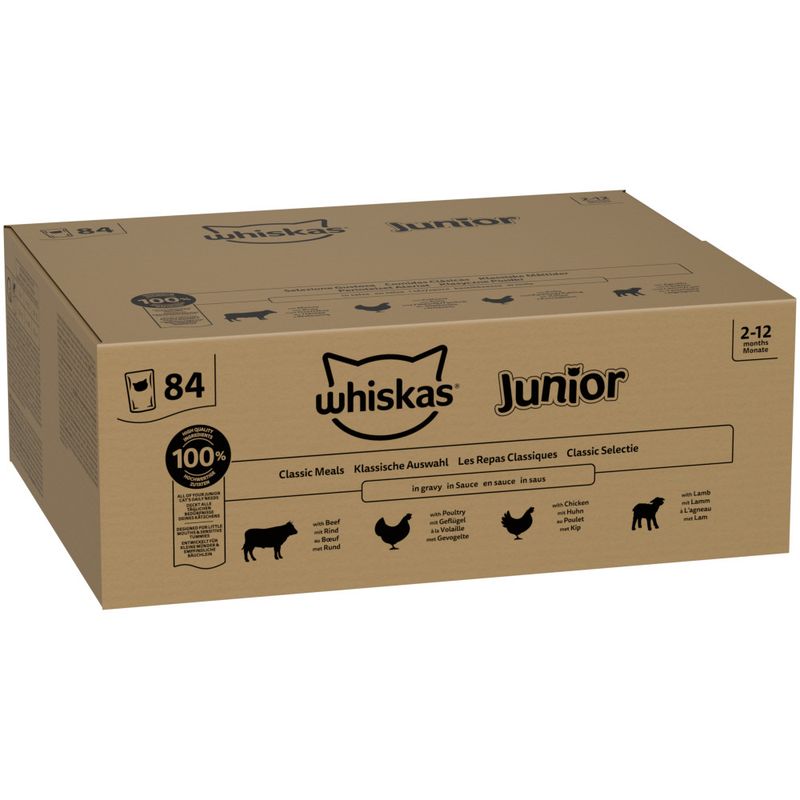Whiskas Junior Pouches 84 x 85g