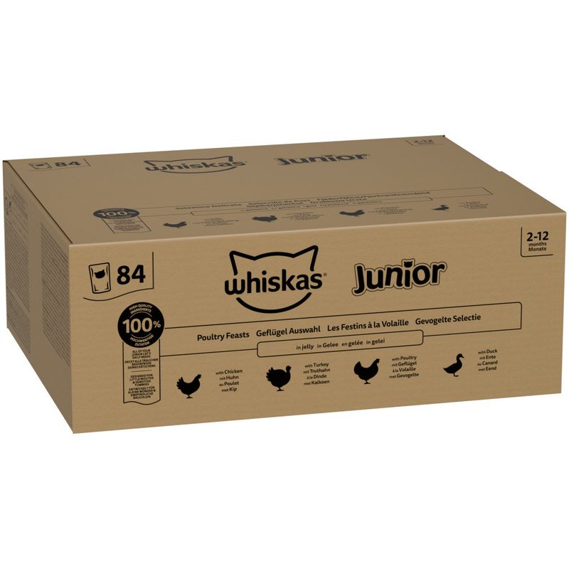 Whiskas Junior Pouches 84 x 85g