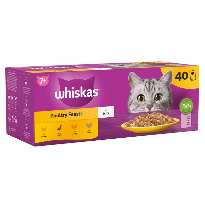 Whiskas 7+ Senior Pouches in Jelly || undefined || view 3