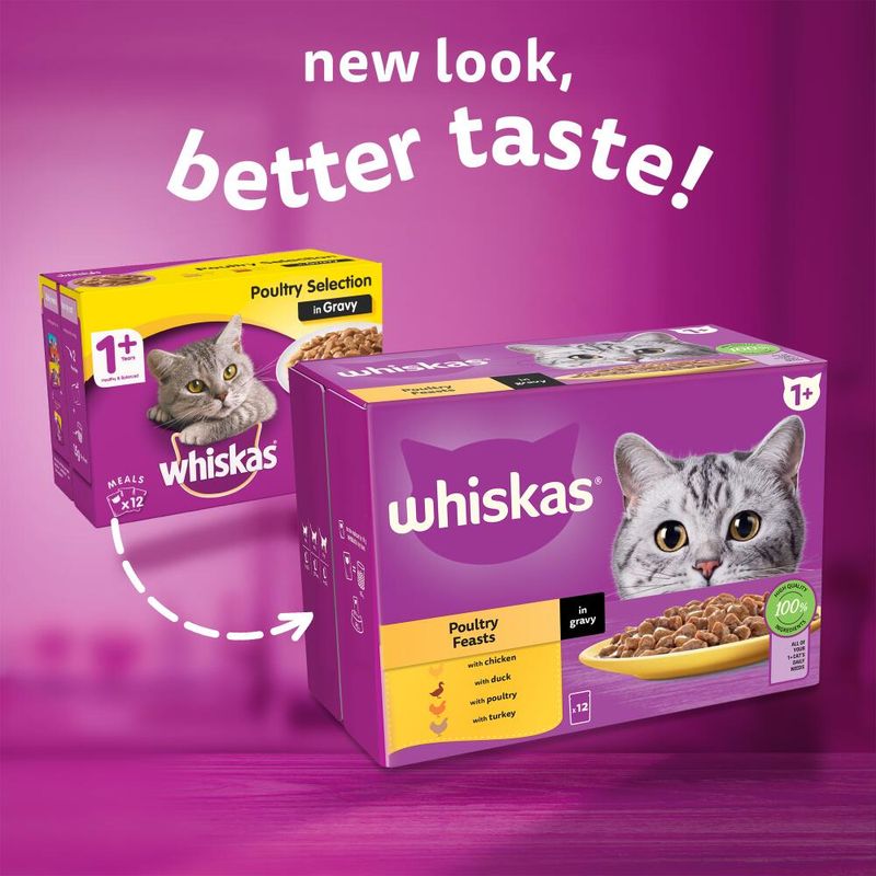 Whiskas 1+ Poultry Feasts in Gravy || undefined || view 2
