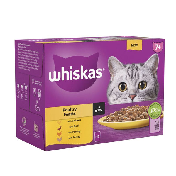 Whiskas 7+ Senior Pouches in Gravy || undefined || view 1