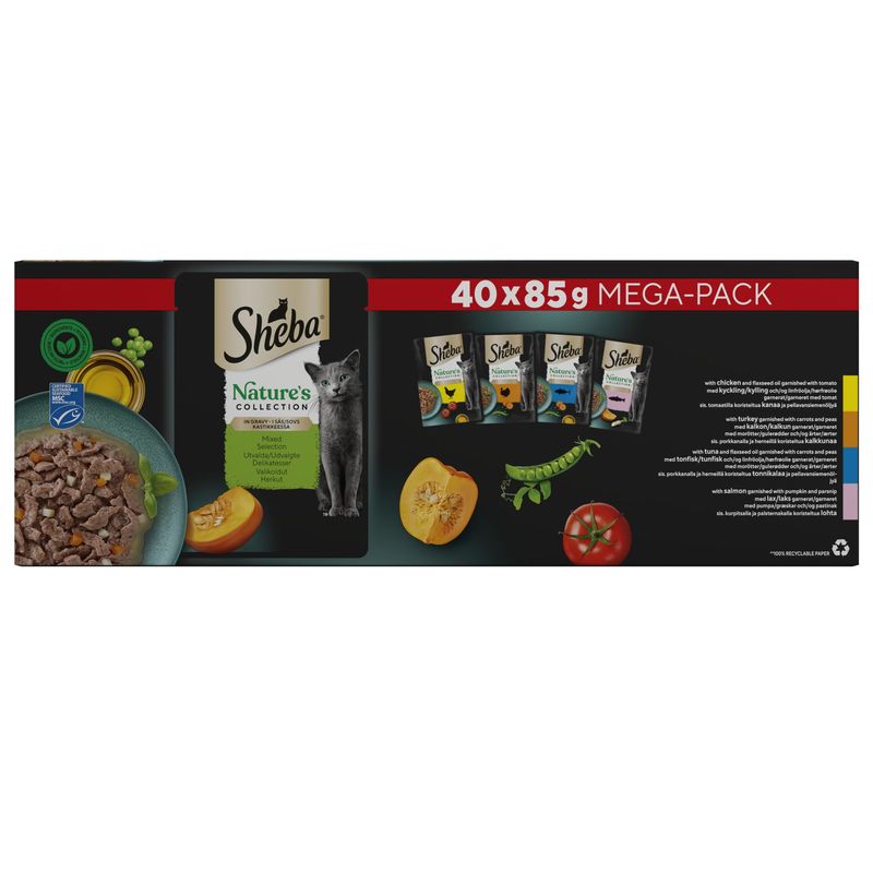 Sheba Nature's Collection Pouches 40 x 85g || Sheba || view 2