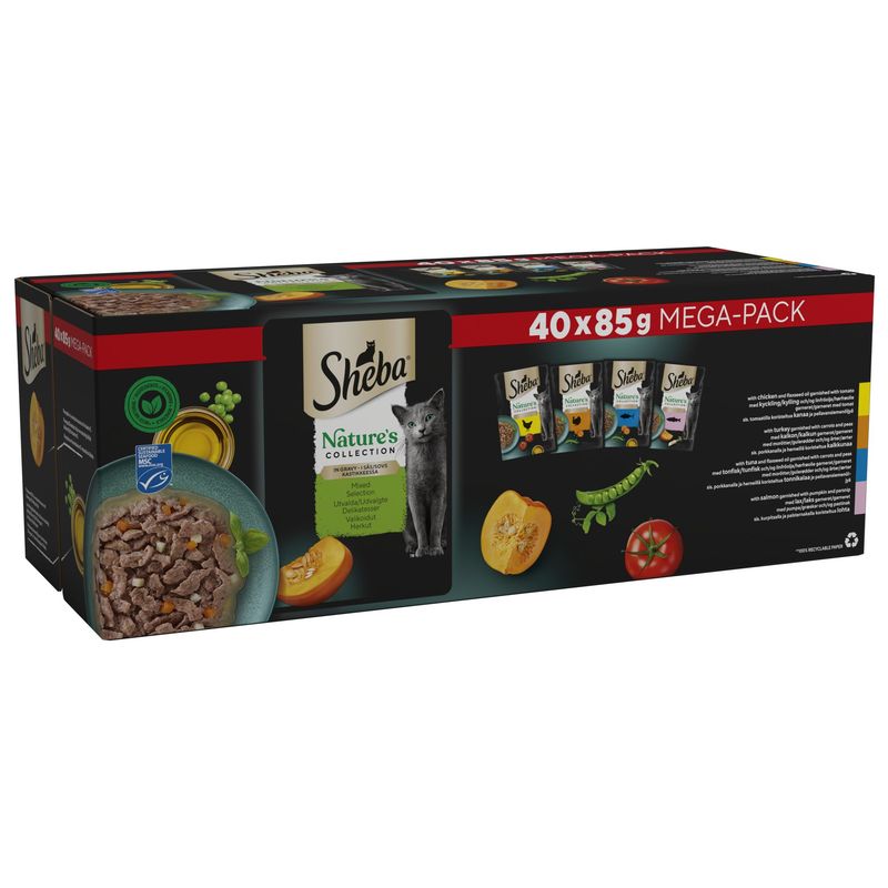 Sheba Nature's Collection Pouches 40 x 85g || Sheba || view 1