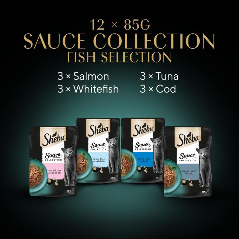 Sheba Pouches Sauce Collection 40 x 85g || Sheba || view 13