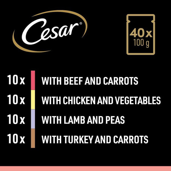 Cesar Pouches Deliciously Fresh Mixed Selection in Sauce || Cesar || view 5