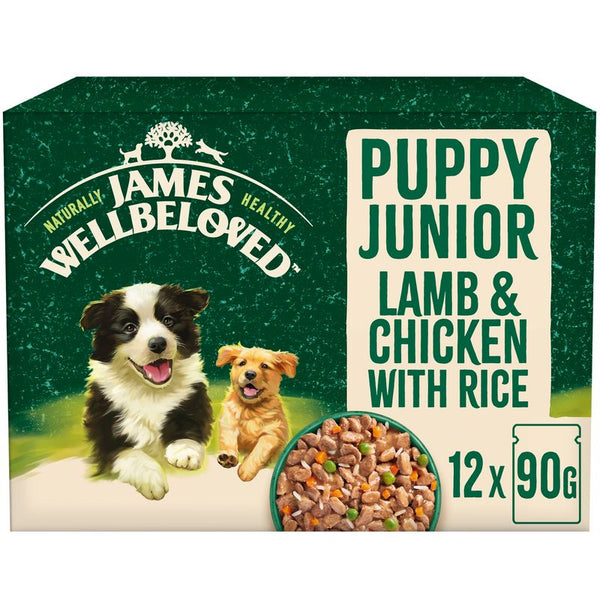 James Wellbeloved Puppy Hypoallergenic - Lamb & Chicken in Gravy || James Wellbeloved || view 2