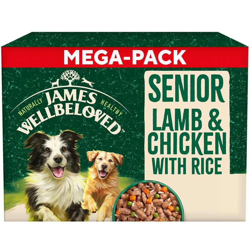 James Wellbeloved Senior Hypoallergenic Pouches - Turkey, Lamb & Chicken in Gravy || James Wellbeloved || view 2