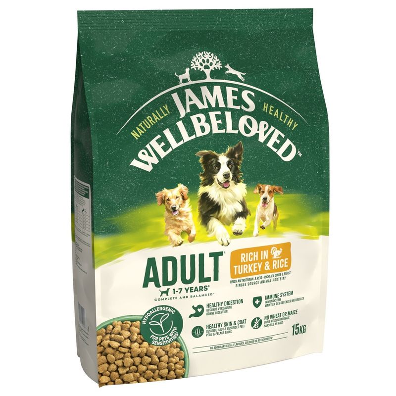 James Wellbeloved Adult Dog Hypoallergenic Turkey & Rice || James Wellbeloved || view 5