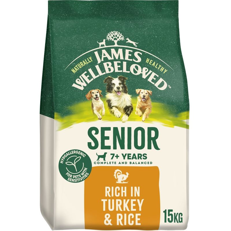 James Wellbeloved Senior Dog Hypoallergenic Turkey & Rice || James Wellbeloved || view 6