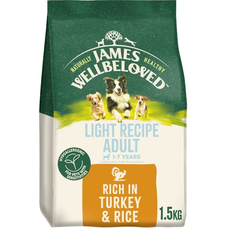 James Wellbeloved Adult Dog Light Hypoallergenic Turkey & Rice || James Wellbeloved || view 2