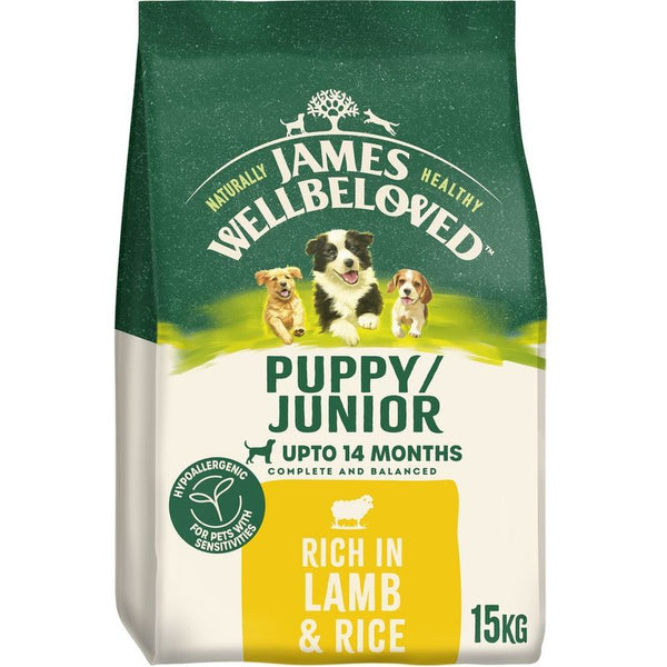James Wellbeloved Puppy Hypoallergenic- Lamb & Rice || James Wellbeloved || view 2
