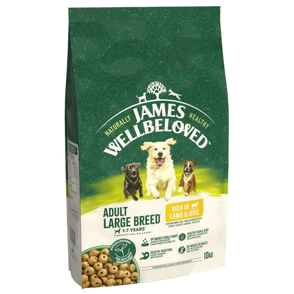 James Wellbeloved Adult Large Breed Hypoallergenic Lamb & Rice || James Wellbeloved || view 1