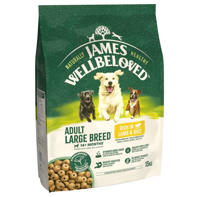 James Wellbeloved Adult Large Breed Hypoallergenic Lamb & Rice || James Wellbeloved || view 3