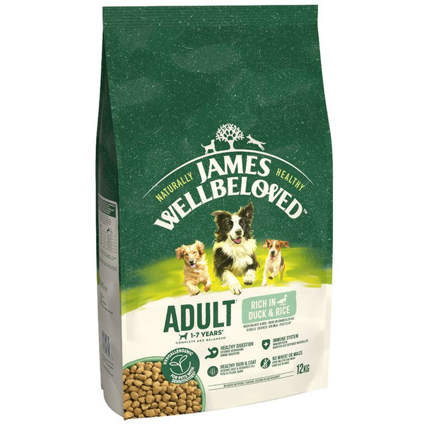 James Wellbeloved Adult Dog Hypoallergenic Duck & Rice || James Wellbeloved || view 1