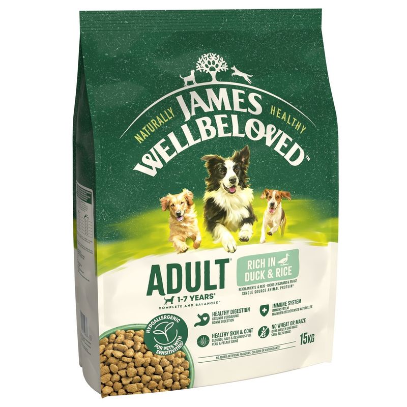 James Wellbeloved Adult Dog Hypoallergenic Duck & Rice || James Wellbeloved || view 3