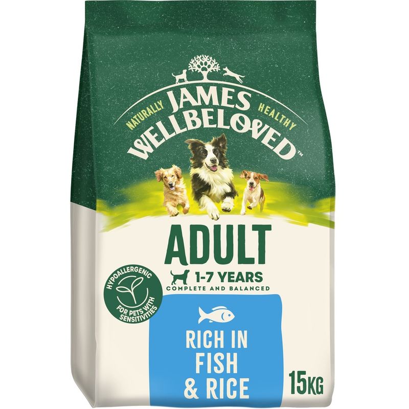 James Wellbeloved Adult Hypoallergenic- Fish & Rice || James Wellbeloved || view 4