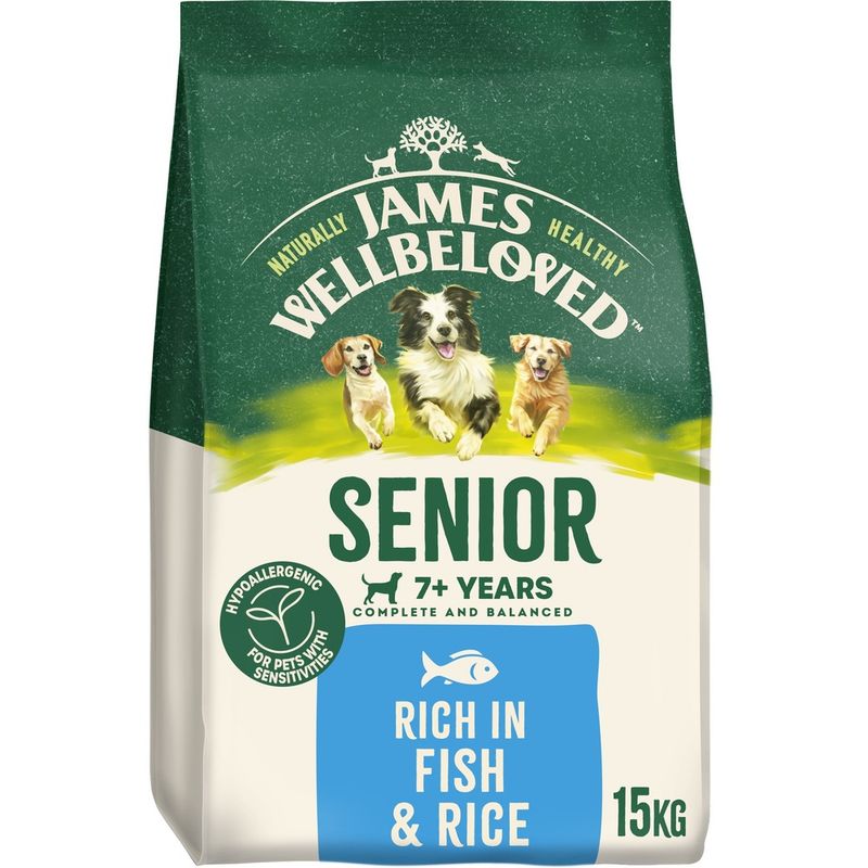 James Wellbeloved Senior Hypoallergenic - Fish & Rice || James Wellbeloved || view 4