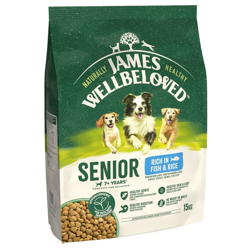James Wellbeloved Senior Hypoallergenic - Fish & Rice || James Wellbeloved || view 3