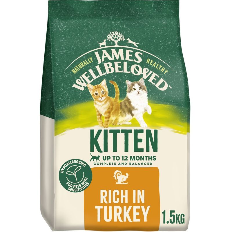 James Wellbeloved Kitten Hypoallergenic Turkey & Rice || James Wellbeloved || view 2