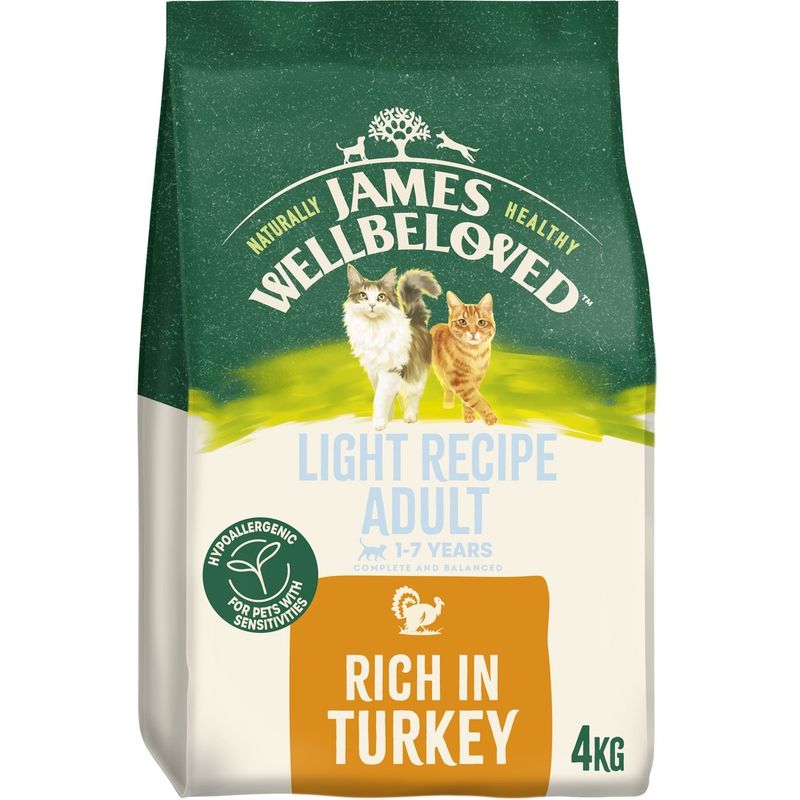 James Wellbeloved Adult Cat Light Hypoallergenic Turkey & Rice || James Wellbeloved || view 4