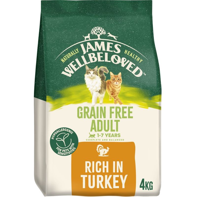 James Wellbeloved Grain Free Adult Cat Hypoallergenic Turkey​​​​​​​ || James Wellbeloved || view 4