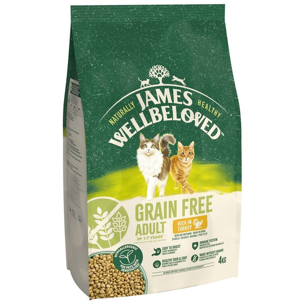 James Wellbeloved Grain Free Adult Cat Hypoallergenic Turkey​​​​​​​ || James Wellbeloved || view 3