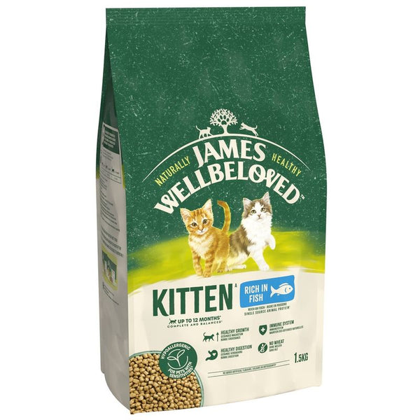 James Wellbeloved Kitten Hypoallergenic - Fish || James Wellbeloved || view 1