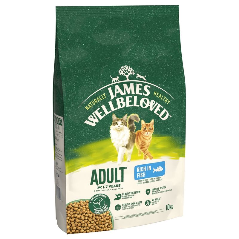 James Wellbeloved Adult Cat Hypoallergenic Fish & Rice || James Wellbeloved || view 1