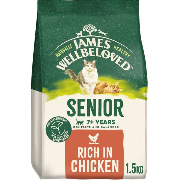 James Wellbeloved Senior 7+ Cat Hypoallergenic - Chicken || James Wellbeloved || view 2