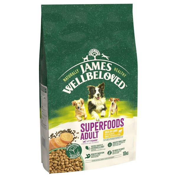 James Wellbeloved Adult Hypoallergenic Superfoods - Lamb with Potato & Chia || James Wellbeloved || view 3