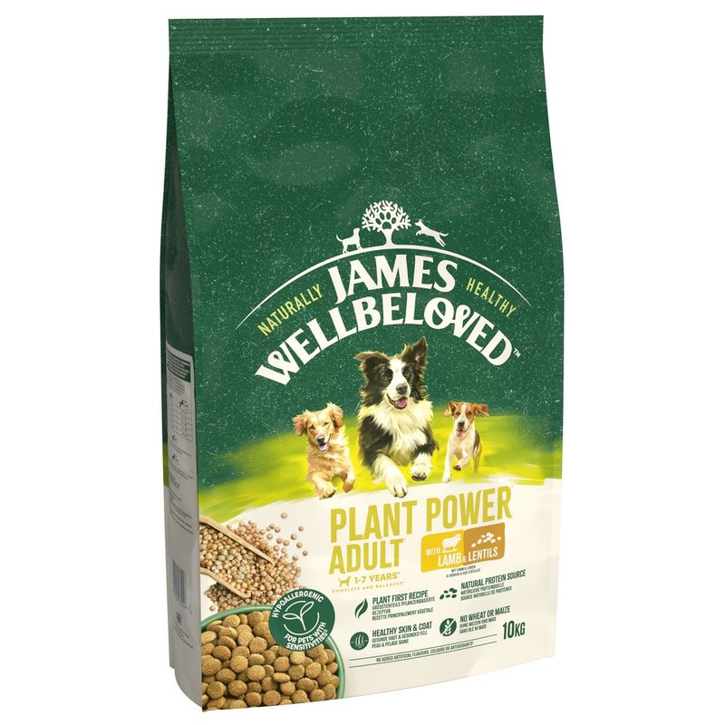 James Wellbeloved Adult Dog Hypoallergenic Plant Power Lamb & Lentils || James Wellbeloved || view 3