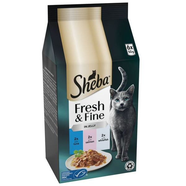 Sheba Fresh & Fine in Jelly Mini Pouches Saver Pack 12 x 50g || Sheba || view 20