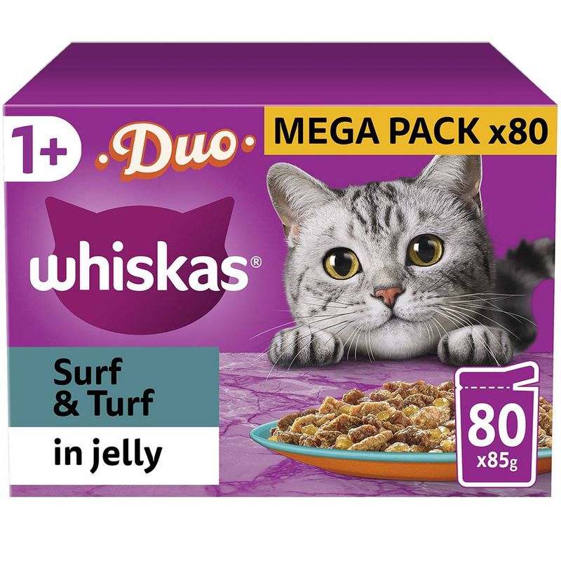 Whiskas 1+ Duo Surf & Turf in Jelly || undefined || view 4