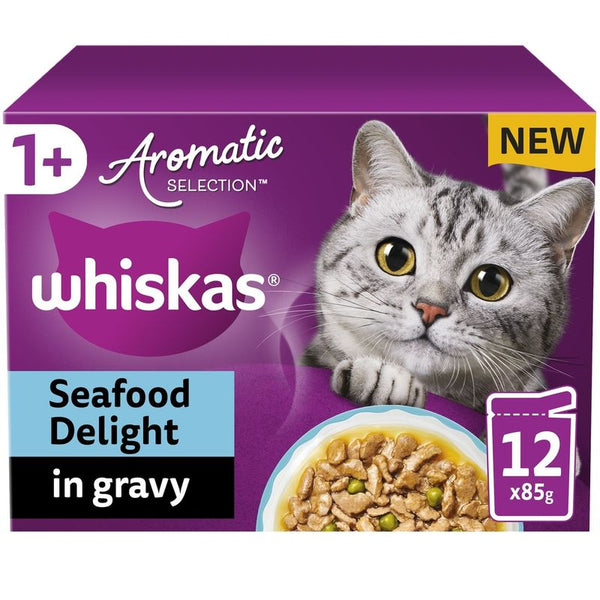 Whiskas 1+ Aromatic Selection Seafood Delight in Gravy || Whiskas || view 2