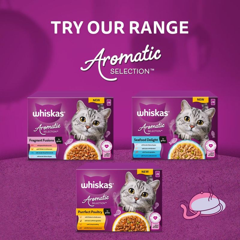 Whiskas 1+ Aromatic Selection Seafood Delight in Gravy || Whiskas || view 8