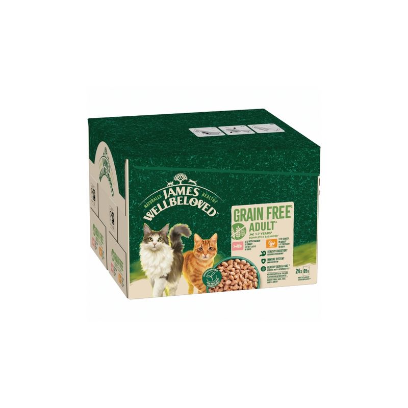 James Wellbeloved Adult Cat Grain-Free Pouches || James Wellbeloved || view 1