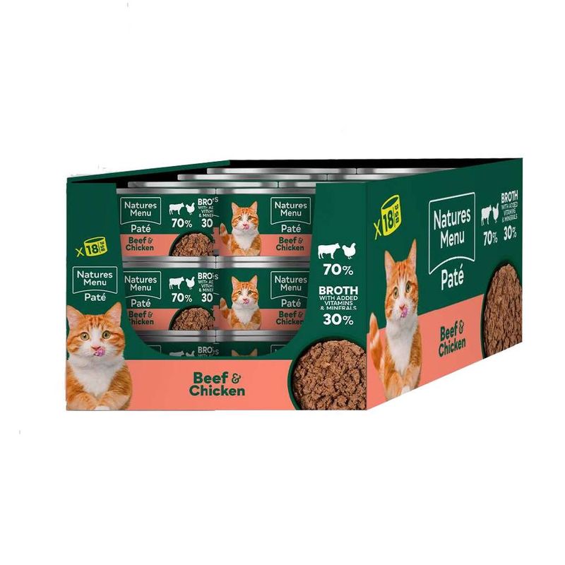 Natures Menu Pâté Cans Adult - Beef & Chicken