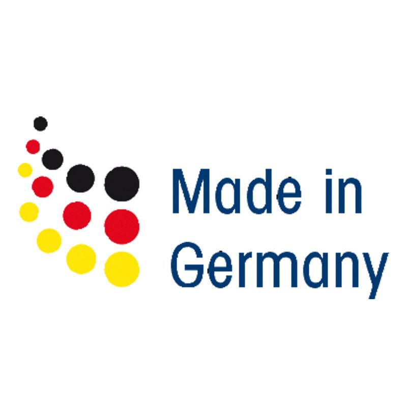 Made in Germany. Indication of German manufacture of the product.