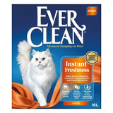 Ever Clean Advanced clumping cat litter, Instant Freshness, odour blocker in 3 seconds, combats odours, strong clumping, ultra-low dust formula, 10 L