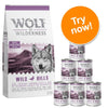Wolf of Wilderness Trial Pack: Dry & Wet Food || Wolf of Wilderness || view 1